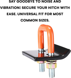 Anti-Rattle Hitch Tightener - Stabilizes Hitch Mount and Prevents Wobbling - U-Bolt Diameter Extension - Anti- Rust Stabilizer - Trailer Hitch Accessories, pole hedge trimmer