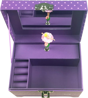 Ballerina Music Box (Heart Ballerina Music Box - Purple)