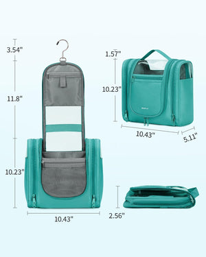 Travel Toiletry Bag, Hanging Toiletry Bag for Women, Teal