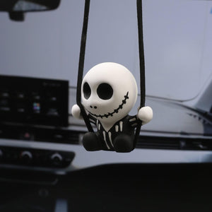 Cool Swinging Skull Car Hanging Ornament Accessories