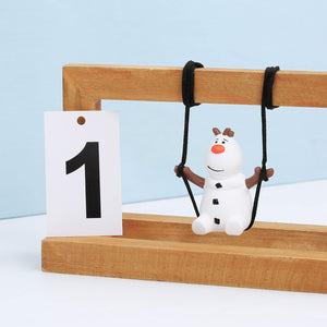 Super Cute Swinging Snowman Car Mirror Hanging Ornament