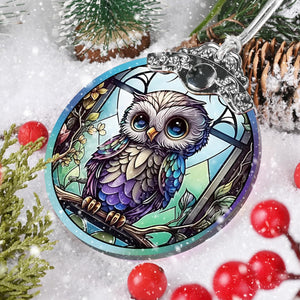 Owl Christmas Hanging Ornaments for Xmas Tree Car Decoration