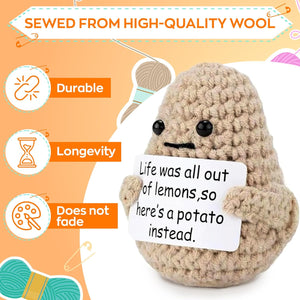 Positive Potato Crochet Dolls - Home Decorations Knitted Toys