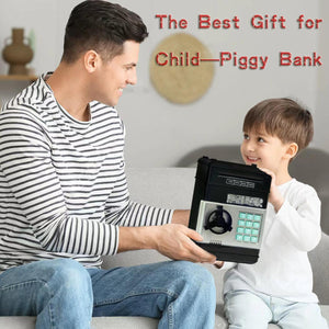 ATM Piggy Bank Toys for Kids Ages 5 6 7 8 9 10 11. Coin Cash Money Bank Electronic Password Saving