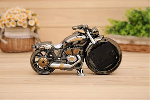 Luxury Retro Style Motorcycle Alarm Clock,Unique Eye-catching-Exquisite Motorbike