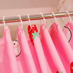 4 Four Corner Post Bed Curtain Canopy Cute Net Canopies for Girls Bedroom Decoration (Pink-Flower, Queen)