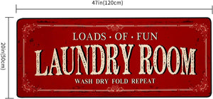 Laundry Mats Mudroom Runner Farmhouse Kitchen Floor Mat (Red, 20 X 47 inch)