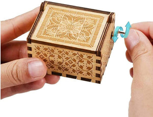 Legend of Zelda Theme Wooden Music Box - Antique Engraved Musical Boxes Case for Wooden Zelda Gifts