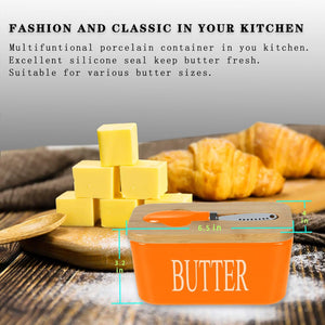 Butter Dish with Multipurpose Knife: Our Large Butter Dish with Lid