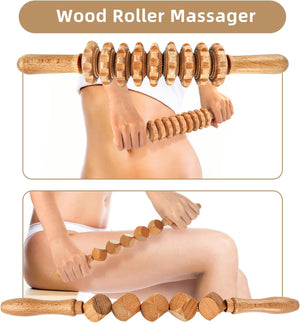 7 Pack Wood Therapy Massage Tools, Lymphatic Drainage Massager