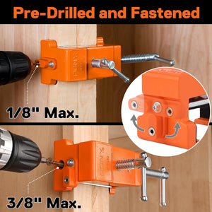 2-Pack Cabinet Clamps, 8510 Cabinet Claw, Face Frame Clamps for Installing Cabinets