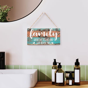 Family Wall Decor for Living Room Kitchen Decorations Wall Rustic Farmhouse Sign