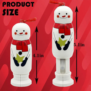 Funny Snowman Pendant - Stretchable Christmas Decoration for Tree