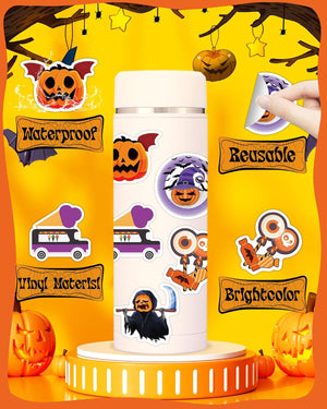 300 PCS Halloween Stickers for Kids, Halloween Pumpkin Stickers