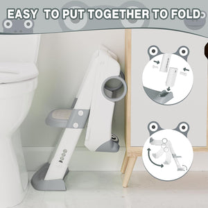 Potty Training Seat with Step Stool Ladder for Toddlers