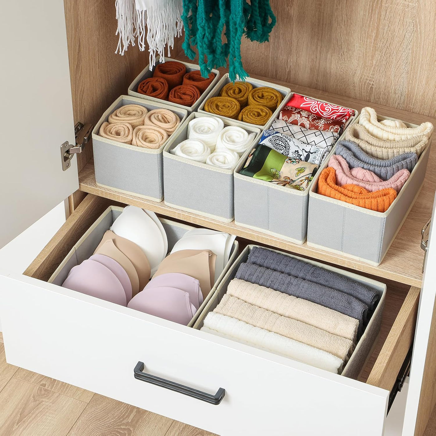 dresser drawer organizers 12 Pack Drawer Organizers for Clothing, Dresser Drawer Organizer – Shop Premium