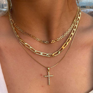 Silver Cross Necklace for Women Christmas Birthday Gifts for Women Cross Jewelry