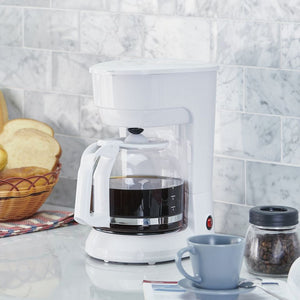 🔥 12 Cup Drip Coffee Maker White 🔥