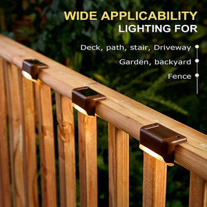 Solar Deck Outdoor Lights 16 Pack