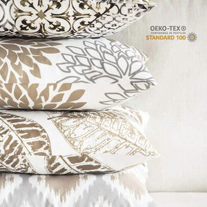 Set of 4 New Living Series Coffee Color Throw Pillow Covers 18 x18"