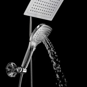 Silver Ultra-Luxury Rainfall Handheld Shower Head
