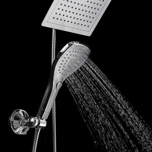 Silver Ultra-Luxury Rainfall Handheld Shower Head