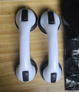 Shower Handle 2 Pack 12 inch for Bathroom Shower (Black)