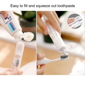 3 in 1 Portable Travel Toothbrush with Travel Case and Extra Soft Bristles