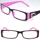 New Womens Clear Lens Frame Eyeglasses Rectangular Optical RX Fashion Designer