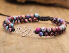 Natural Sea Sediment Handmade Healing Reiki Meditation Women Girls Bracelet Gift