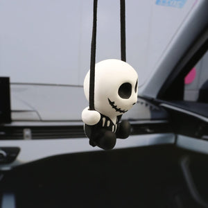 Cool Swinging Skull Car Hanging Ornament Accessories