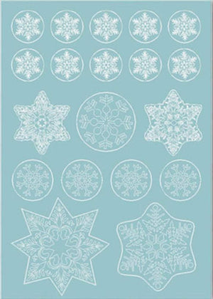 Christmas Windows Static Stickers Clings Removable Vinyl Decal Sticker