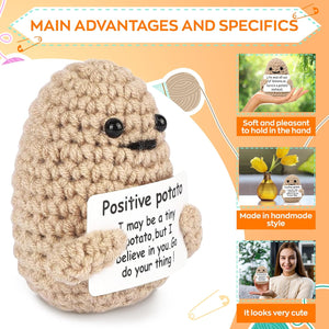 Positive Potato Crochet Dolls - Home Decorations Knitted Toys