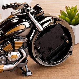 Luxury Retro Style Motorcycle Alarm Clock,Unique Eye-catching-Exquisite Motorbike