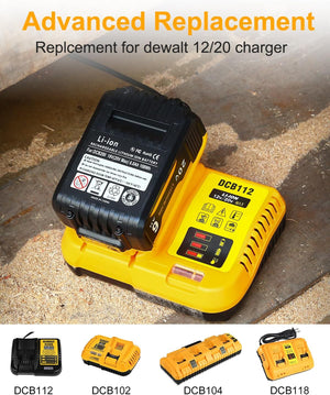 Replacement for Dewalt 12v/20v Max Rapid Battery Charger