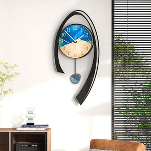 24.8" Modern Acrylic Wall Clock Non Ticking Clock Multi-Color Decoration