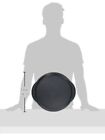 Non Stick Pizza Pan 12 Inches, Dishwasher Safe, Dark Gray