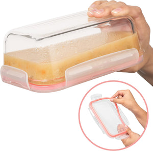 10 PC Glass Food Storage Containers with Multi Color Lids - 63, 40, 28, 25 & 11 Oz Airtight & Leakproof Lunch Bento Boxes