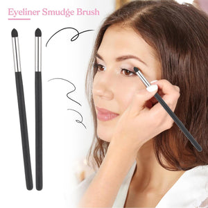 4 Pieces Eyeliner Smudge Brush Pencil Soft Makeup Tool Eyeshadow Applicators Blending Brush