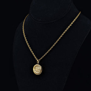 Gold Zodiac Necklace (Unisex)