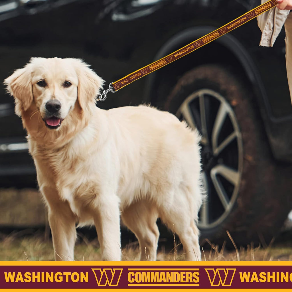 NFL PET Collar Washington Commanders Dog Collar, Large Football Team Collar for Dogs & Cats (WAC-3588-LG)