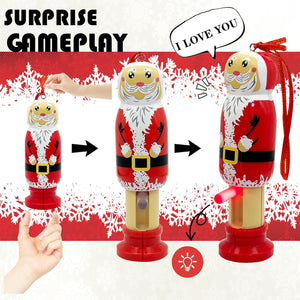 Funny Santa Claus Pendant - Stretchable Christmas Decoration for Tree