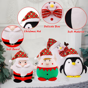 15'' Soft 3D Penguin Plush Stuffed Throw Pillow Large Festive Decorative Cushion for Sofa Home Decor