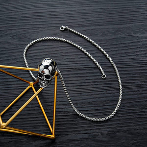 Pirate Necklace Skull Necklace for Men Stainless Steel Necklace Skull Jewelry for Men Gothic