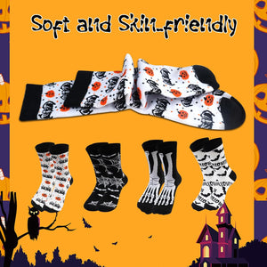 Halloween Gifts for Women Novelty Halloween Printed Socks for Men Women Teen Girls Boys