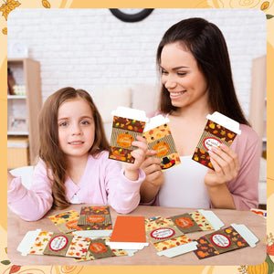 12Pcs Thanksgiving Gift Card Holder, Thanksgiving Appreciation Coffee Cup Gift Card Holder for Happy Thanksgiving Coffee Gift Cards