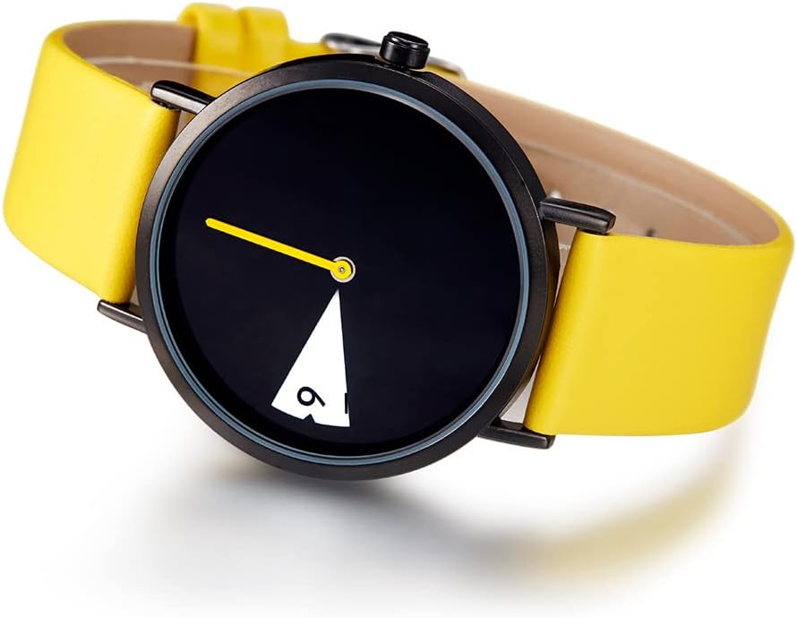 Creative Watch Ultra-Thin Strap Casual Fashion Quartz Minimalist Watch, Yellow