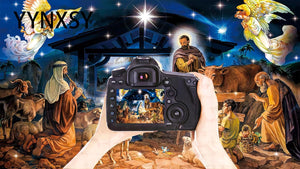 7X5FT Christmas Decoration Christmas Religious Backdrop Holy Nativity Photography Background