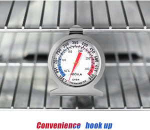 Oven Grill Fry Chef Smoker Analog Thermometer Instant Read Stainless Steel Kitchen Cooking Thermometer