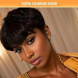 Pixie Cut Wig Human Hair Short Pixie Cut Wigs for Black Women Human Hair Glueless